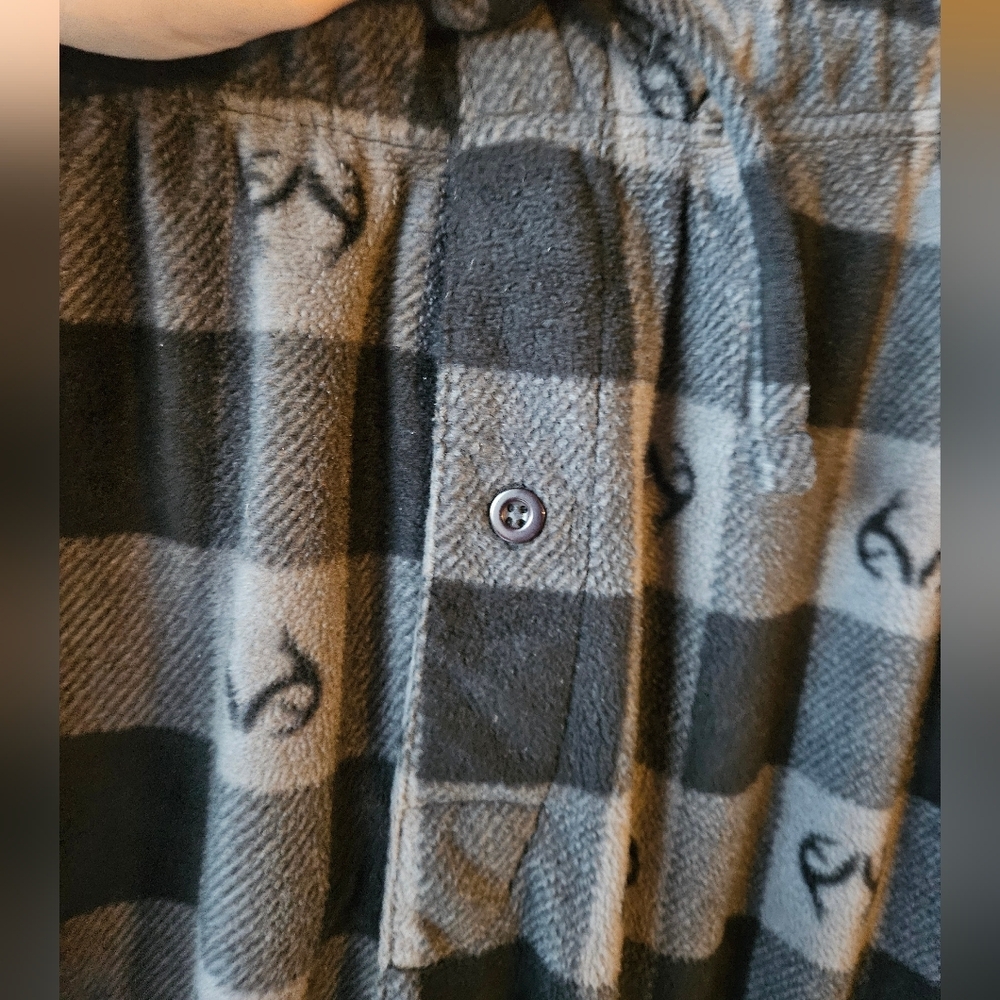 Realtree Gray and Black Pajama Pants - Picture 3 of 4